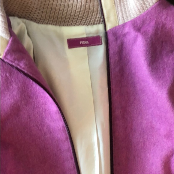 Lavender an Tan Peacoat. - Picture 6 of 8